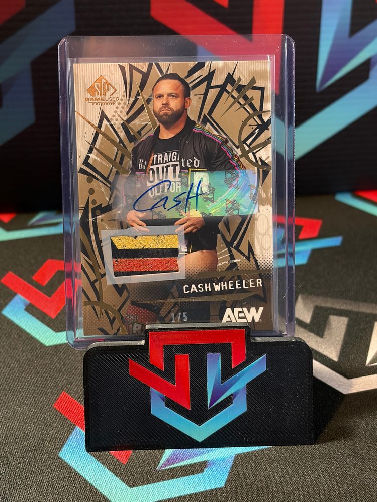 Cash Wheeler /5 SP Game Used Auto Relic imagen 1